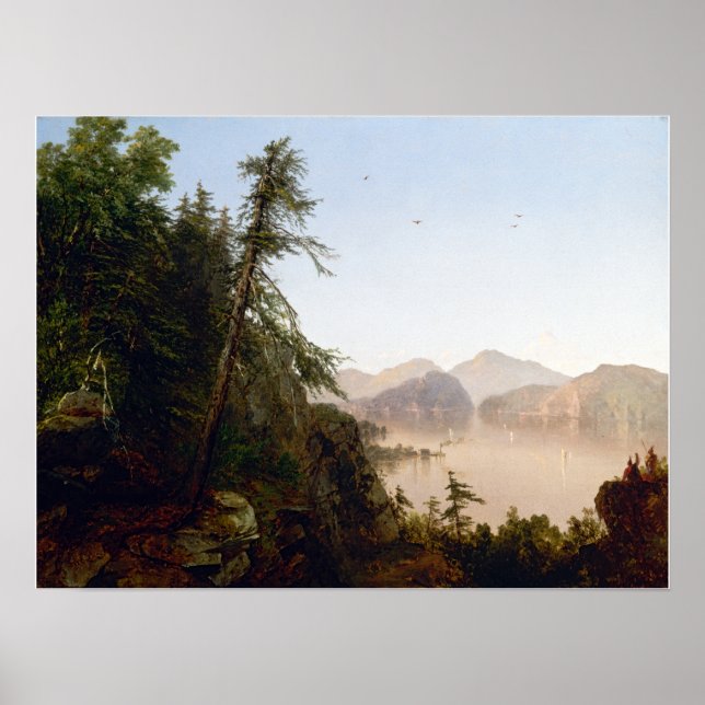 John Frederick Kensett Along the Hudson Poster (Front)