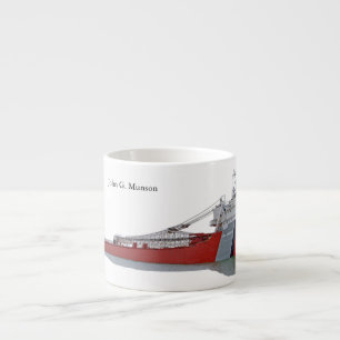 John G. Munson cutout espresso mug