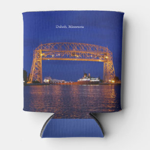 John G. Munson & Duluth Aerial Lift Bridge Can Cooler