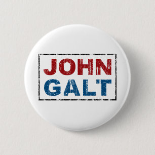 John Galt 6 Cm Round Badge