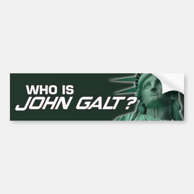 John Galt Bumpersticker Bumper Sticker (Front)
