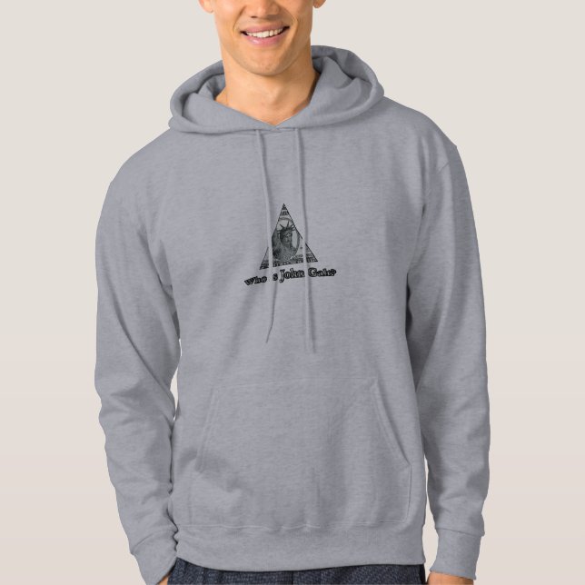 John Galt Triangle Hoodie (Front)