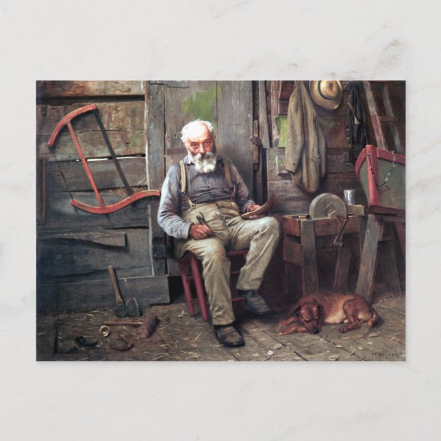 John George Brown Boat Builder Postcard (Front)