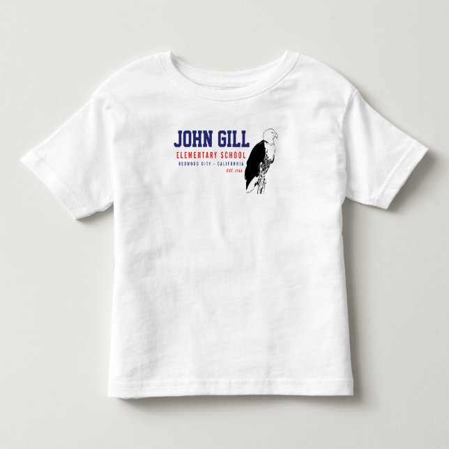 John Gill Eagle Basic Toddler T-Shirt (Front)