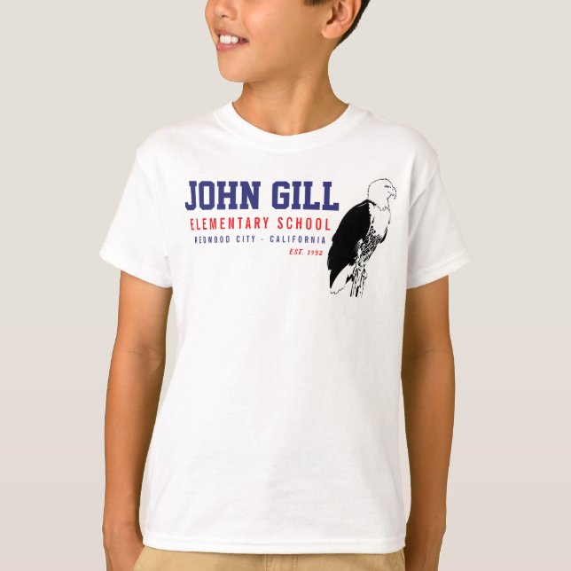 John Gill Eagle Boys Basic T-Shirt (Front)
