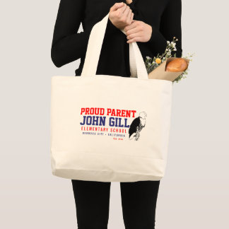 John Gill Eagle Proud Parent Natural Colour Large Tote Bag