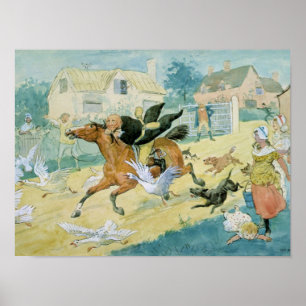 John Gilpin riding to Edmonton Poster