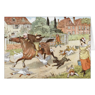 John Gilpin ridings though the village