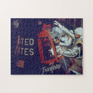 John Glenn Boarding Friendship 7 Jigsaw Puzzle