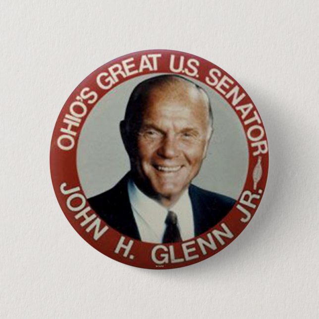John Glenn Jr. - Button (Front)