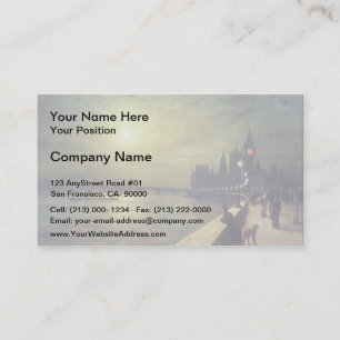 John Grimshaw- Reflections on the Thames Business Card