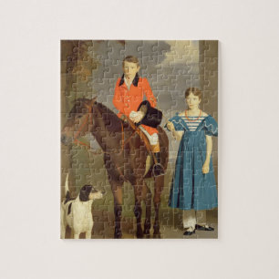 John Gubbins Newton and his Sister Mary, 1832-33 ( Jigsaw Puzzle