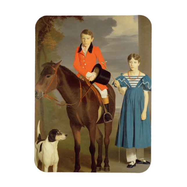 John Gubbins Newton and his Sister Mary, 1832-33 ( Magnet (Vertical)