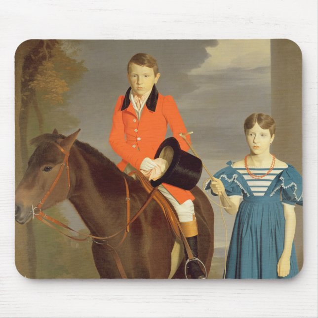 John Gubbins Newton and his Sister Mary, 1832-33 ( Mouse Mat (Front)
