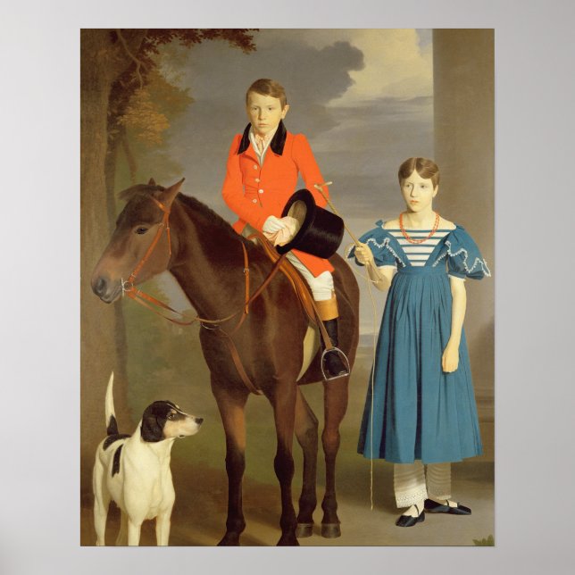 John Gubbins Newton and his Sister Mary, 1832-33 ( Poster (Front)