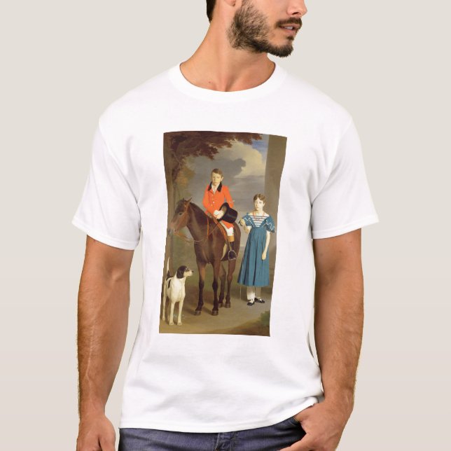 John Gubbins Newton and his Sister Mary, 1832-33 ( T-Shirt (Front)