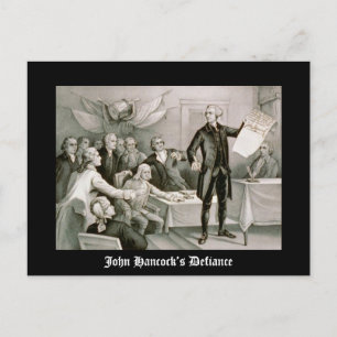 John Hancock’s Defiance Postcard