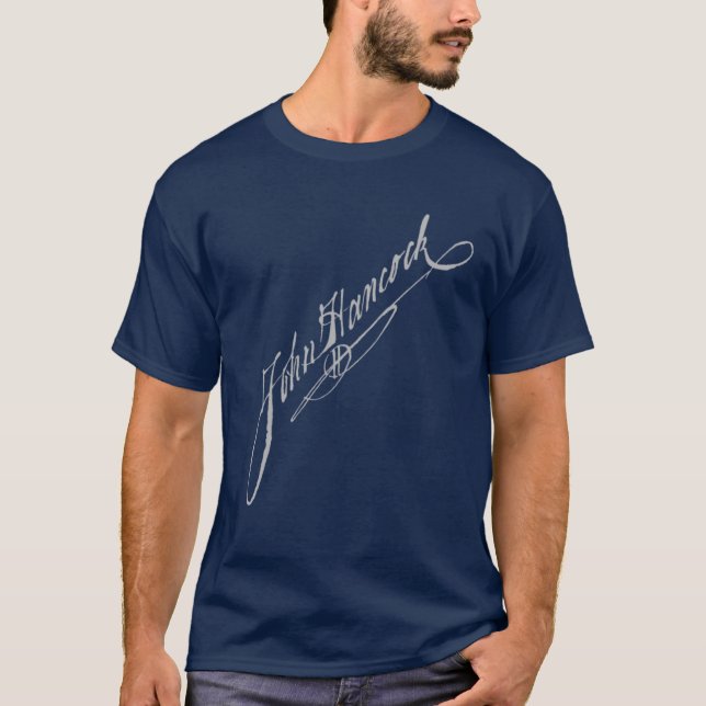 John Hancock Signature - T-Shirt (Front)