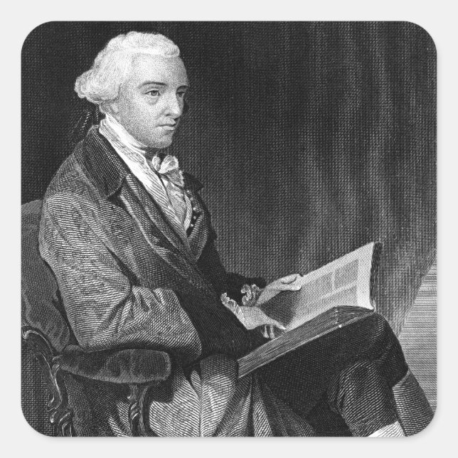 John Hancock Square Sticker (Front)