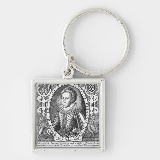 John Harington, 2nd Baron Harington of Exton Key Ring (Front)