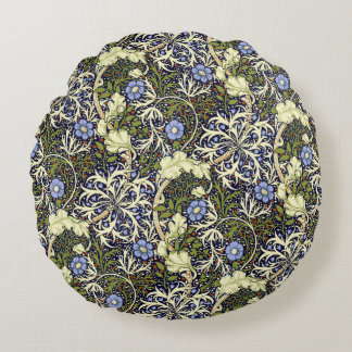 John Henry Dearle Seaweed Pattern Round Cushion