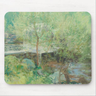 John Henry Twachtman - The White Bridge Mouse Mat