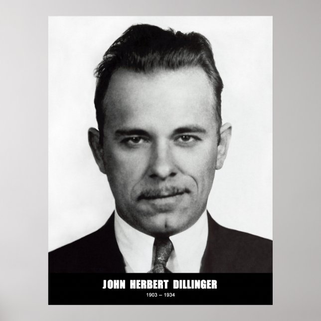 John Herbert Dillinger Poster (Front)
