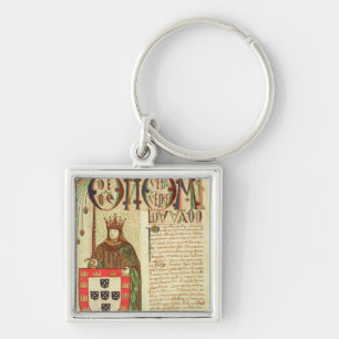 John II King of Portugal Key Ring