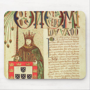 John II  King of Portugal Mouse Mat