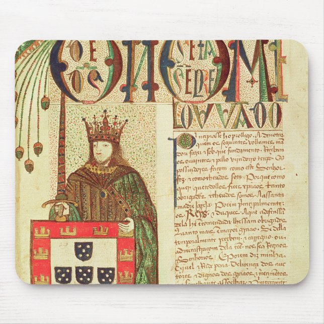 John II  King of Portugal Mouse Mat (Front)
