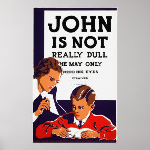 John is Not Really Dull Poster