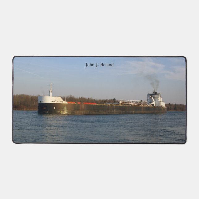 John J. Boland desk mat (Front)