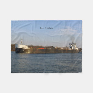 John J. Boland fleece blanket