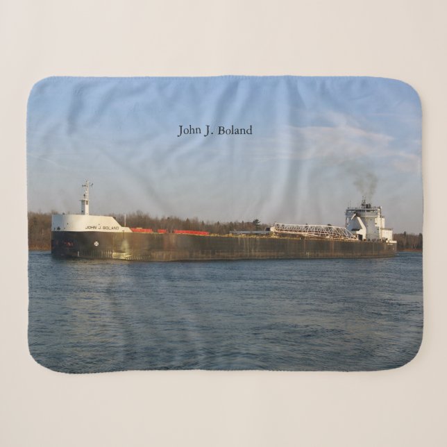 John J. Boland sherpa blanket (Front (Horizontal))