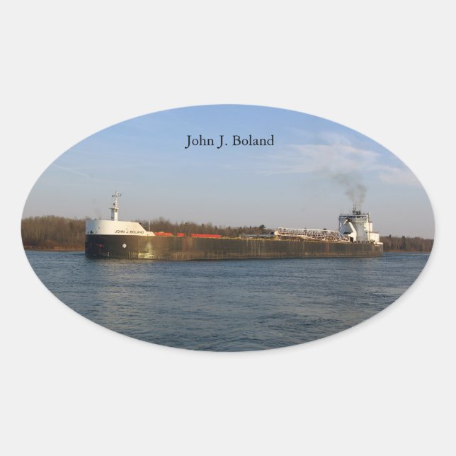 John J. Boland sticker (Front)