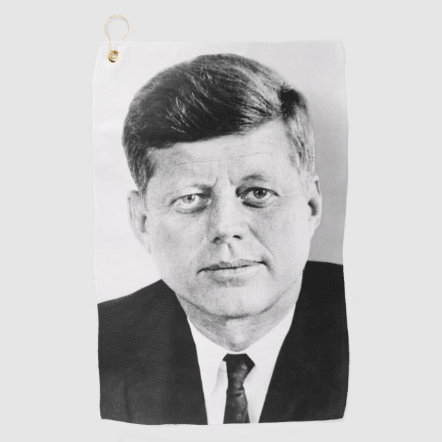John Jack Kennedy US Presidential White House Golf Towel (Front)