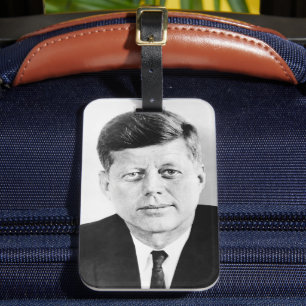 John Jack Kennedy US Presidential White House Luggage Tag