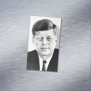 John Jack Kennedy US Presidential White House Magnetic Business Card