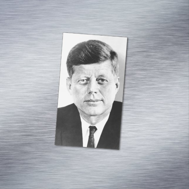 John Jack Kennedy US Presidential White House Magnetic Business Card (In Situ)