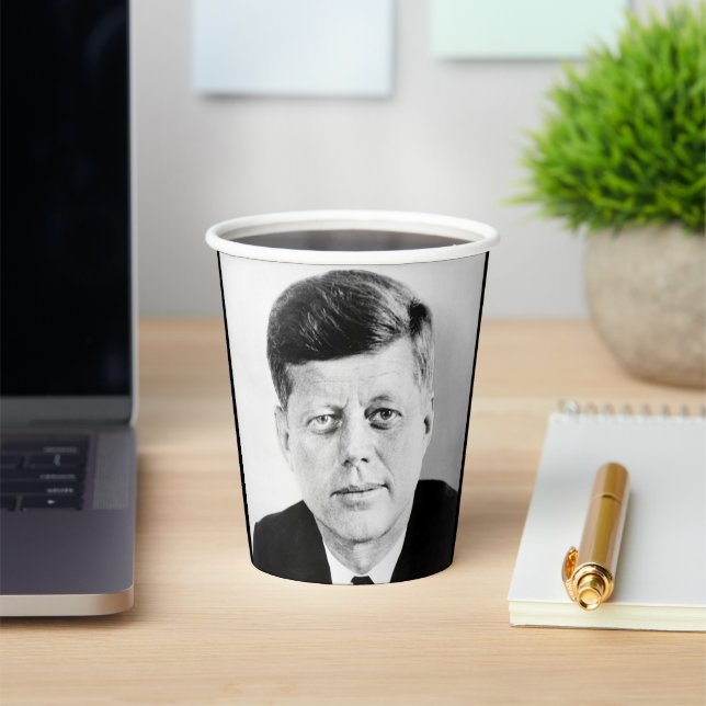 John Jack Kennedy US Presidential White House Paper Cups (Insitu)
