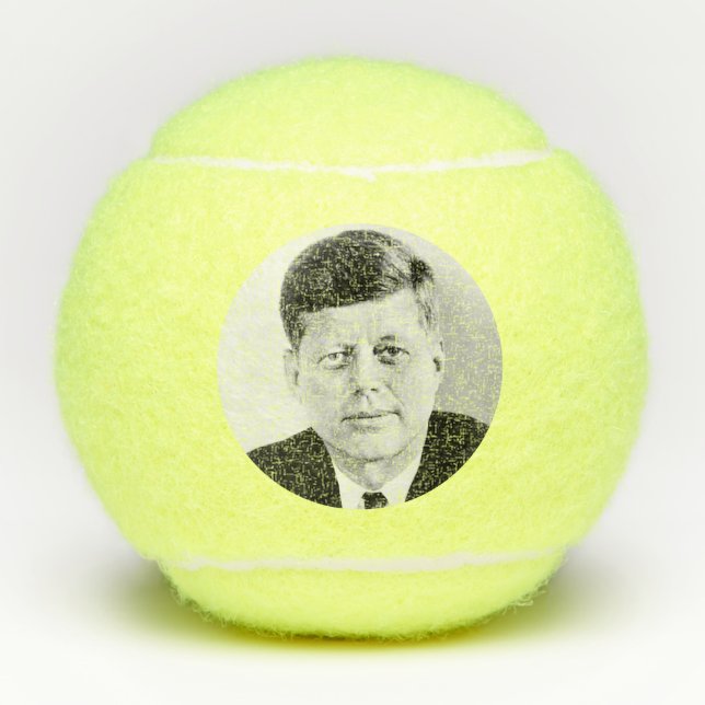 John Jack Kennedy US Presidential White House Tennis Balls (Front)