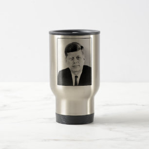 John Jack Kennedy US Presidential White House Travel Mug
