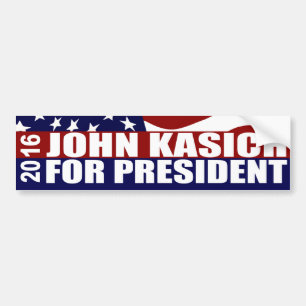 John Kasich President 2016 Bumper Sticker