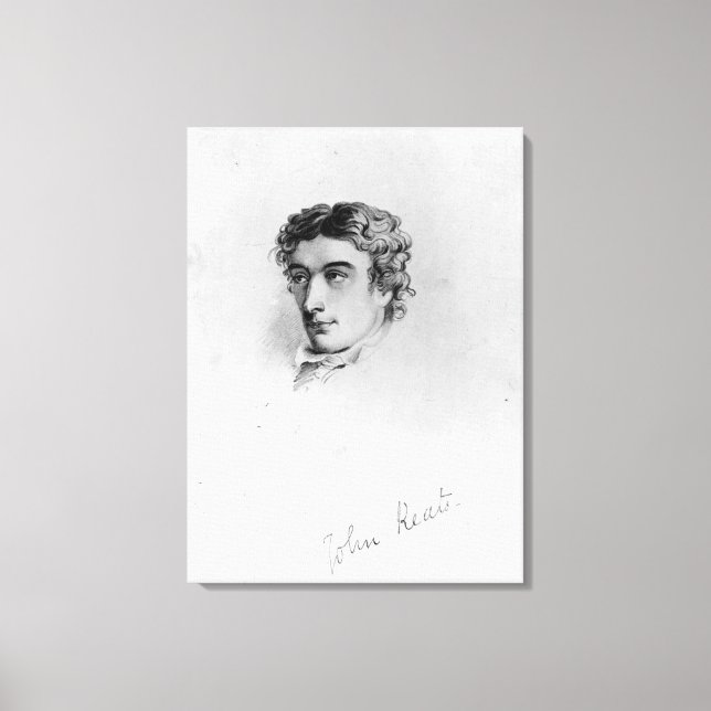 John Keats Canvas Print (Front)