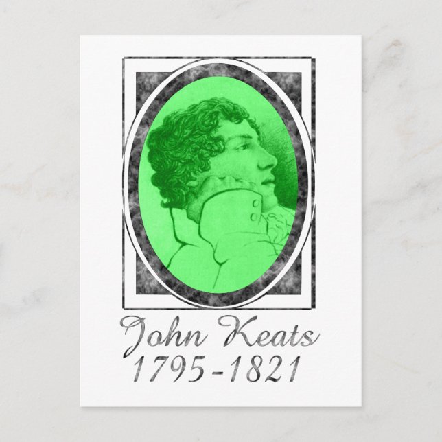 John Keats Postcard (Front)