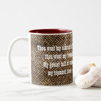 John Keats tweed literary mug