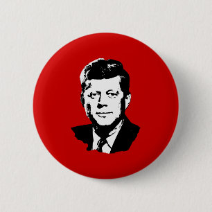 John Kennedy Gear 6 Cm Round Badge