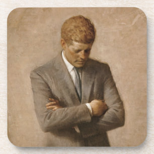 John Kennedy US Presidential White House Portrait  Coaster