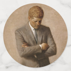 John Kennedy US Presidential White House Portrait Confetti