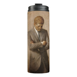 John Kennedy US Presidential White House Portrait  Thermal Tumbler